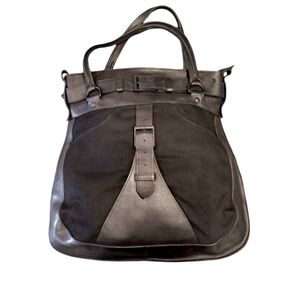 Rare Fullum & Holt Leather Trimmed Bag